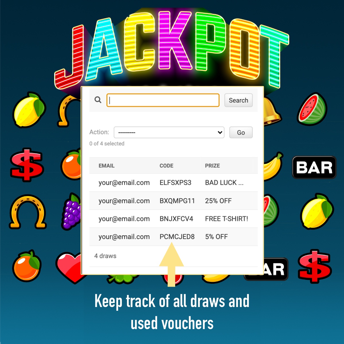Voucher Slots - Engage and give prizes to your customers - 3
